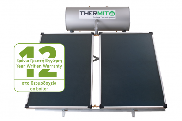 Ηλιακός Θερμοσίφωνας Duro Glass Thermit 200 λίτρων 3m² 2πλης ενέργειας