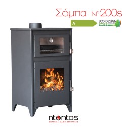 Σόμπα Ενεργειακή με Φούρνο Ν200 S Ntontos