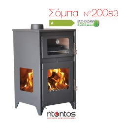 Σόμπα Ενεργειακή με Φούρνο Ν200 S3 Ntontos