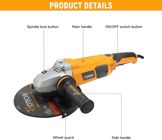 Γωνιακός Τροχός Hoteche 2400W 230mm